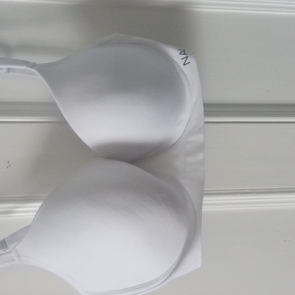 Nautica White Padded Seamless Everyday Bra
